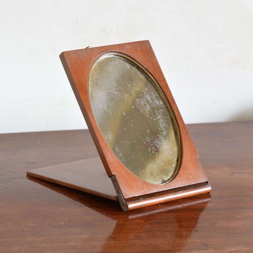 PORTABLE WALNUT CAMPAIGN KIT SHAVING MIRROR - ADDITIONAL PHOTO 3