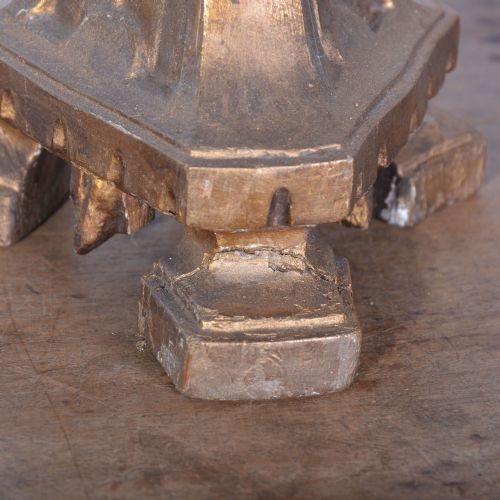 19TH CENTURY CONTINENTAL CARVED GILTWOOD LAMP - ADDITIONAL PHOTO 5