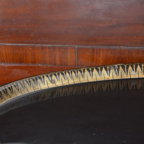 A 19TH CENTURY REGENCY OVAL TOLEWARE TRAY - ADDITIONAL PHOTO 7