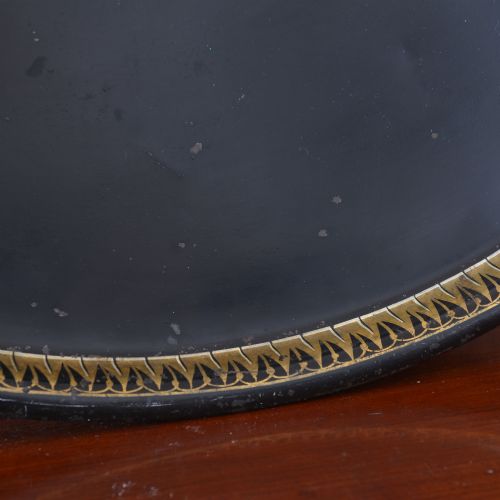 A 19TH CENTURY REGENCY OVAL TOLEWARE TRAY - ADDITIONAL PHOTO 8