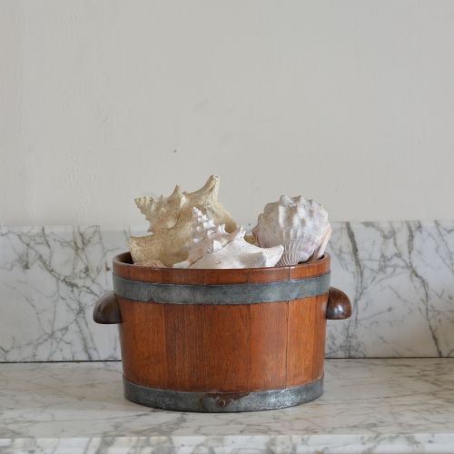 19TH CENTURY COOPERED OYSTER BUCKET - ADDITIONAL PHOTO 1