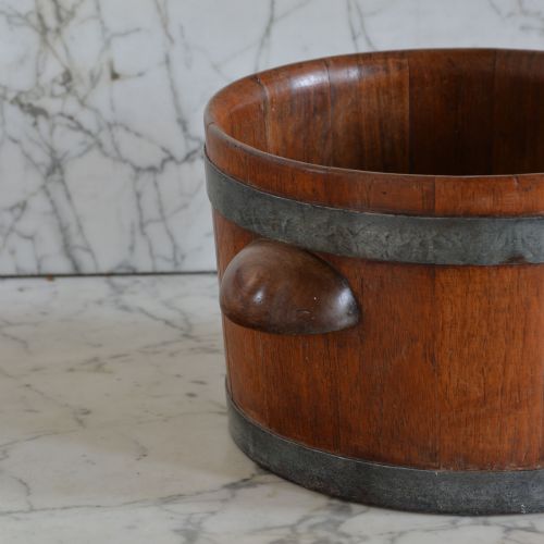 19TH CENTURY COOPERED OYSTER BUCKET - ADDITIONAL PHOTO 3
