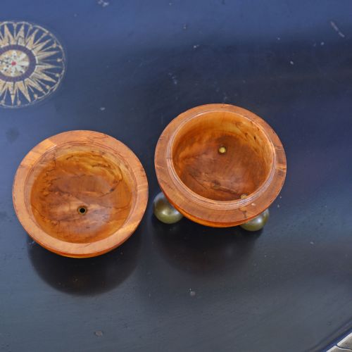 20TH CENTURY ART DECO KARELIAN BIRCH STRING BALL - ADDITIONAL PHOTO 7