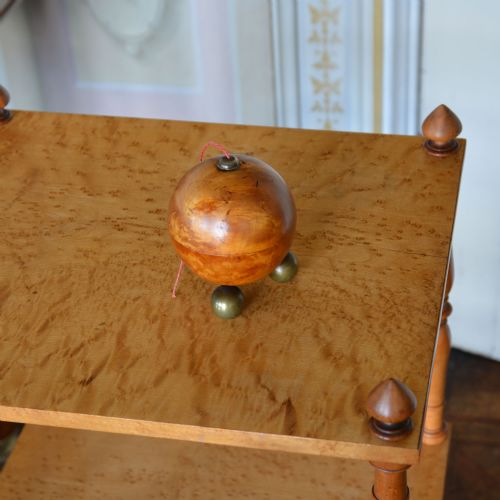 20TH CENTURY ART DECO KARELIAN BIRCH STRING BALL - ADDITIONAL PHOTO 9