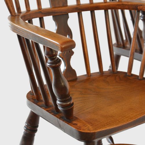 A PAIR OF ASH AND ELM LOWBACK WINDSOR CHAIRS - ADDITIONAL PHOTO 7