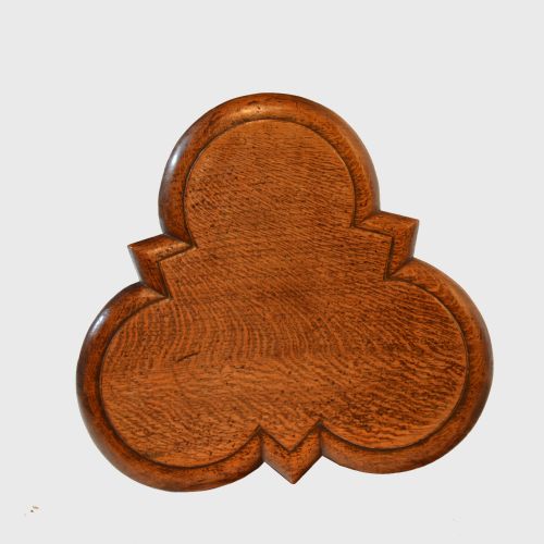 GOTHIC OAK TREFOIL TABLE - ADDITIONAL PHOTO 5
