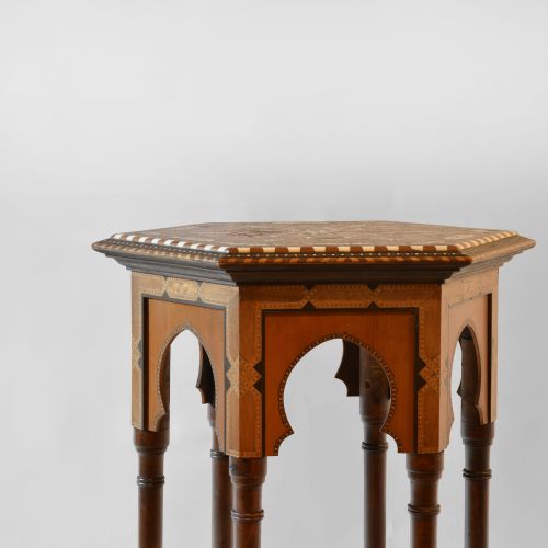 HEXAGONAL DAMASCUS TABLE - ADDITIONAL PHOTO 2