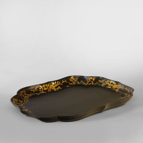 A REGENCY PAPIER MACH TRAY - ADDITIONAL PHOTO 3