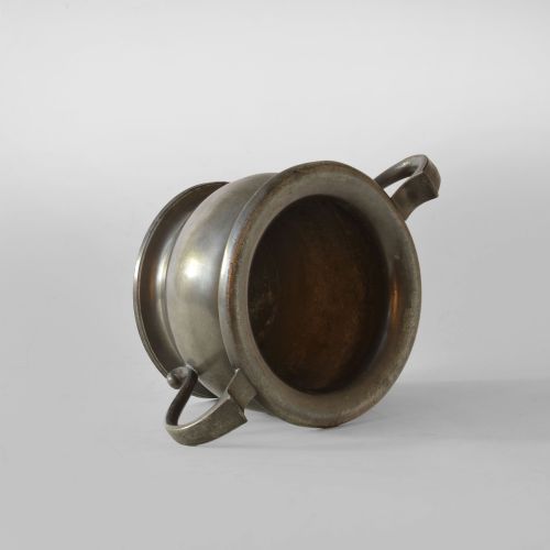 SCOTTISH GEORGIAN PEWTER CHAMBER POT BY WSCOTT OF EDINBURGH - ADDITIONAL PHOTO 2