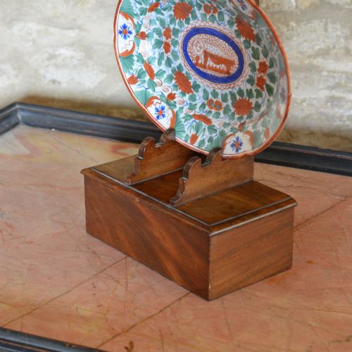 GEORGIAN MAHOGANY PLATE STAND - ADDITIONAL PHOTO 4