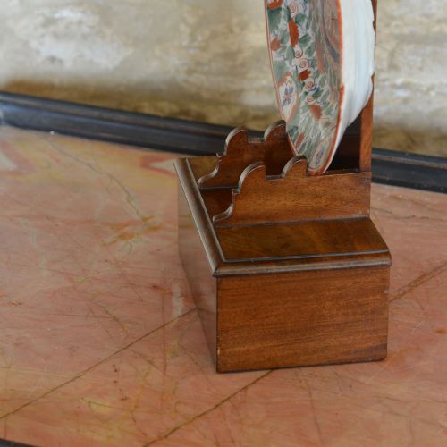 GEORGIAN MAHOGANY PLATE STAND - ADDITIONAL PHOTO 1