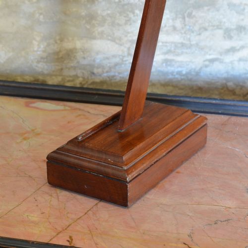 19TH CENTURY MAHOGANY TRAY PICTURE OR PLATE STA - ADDITIONAL PHOTO 3