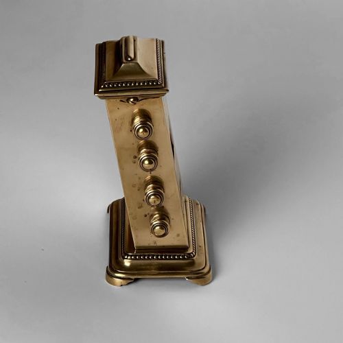 19TH CENTURY CAST BRASS PERPETUAL CALENDAR BY WILLIAM TONKS OF BIRMINGHAM - ADDITIONAL PHOTO 5