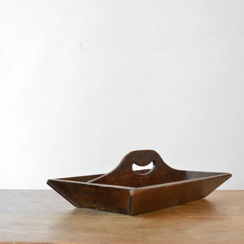 GEORGIAN ELM VERNACULAR CUTLERY TRAY - ADDITIONAL PHOTO 1