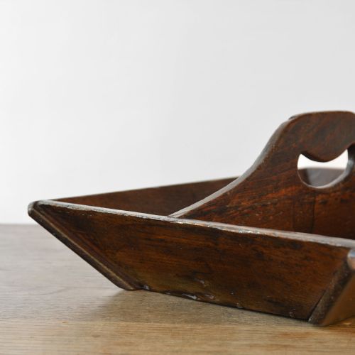 GEORGIAN ELM VERNACULAR CUTLERY TRAY - ADDITIONAL PHOTO 2