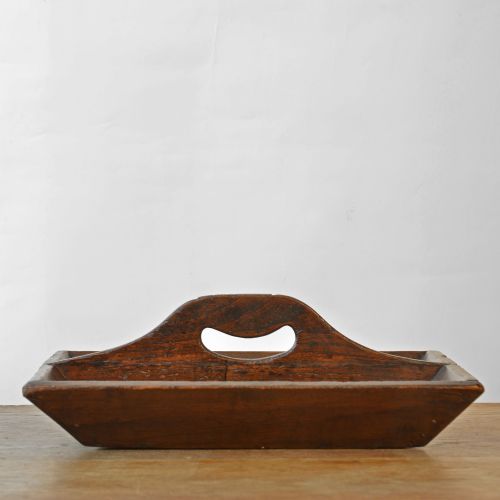 GEORGIAN ELM VERNACULAR CUTLERY TRAY - ADDITIONAL PHOTO 4