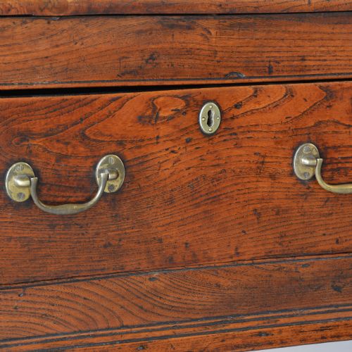 GEORGIAN ELM DRESSER BASE - ADDITIONAL PHOTO 8
