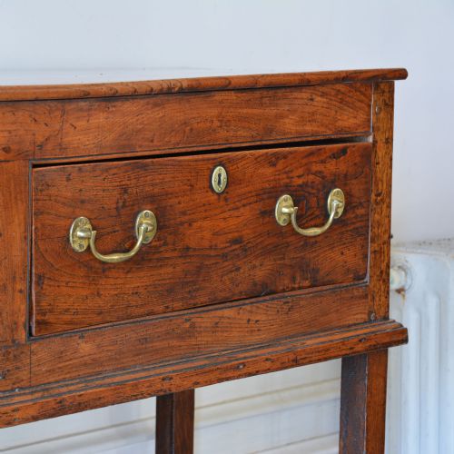 GEORGIAN ELM DRESSER BASE - ADDITIONAL PHOTO 9