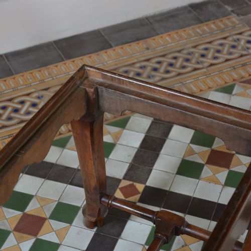 19TH CENTURY CONTINENTAL WALNUT STOOL - ADDITIONAL PHOTO 7