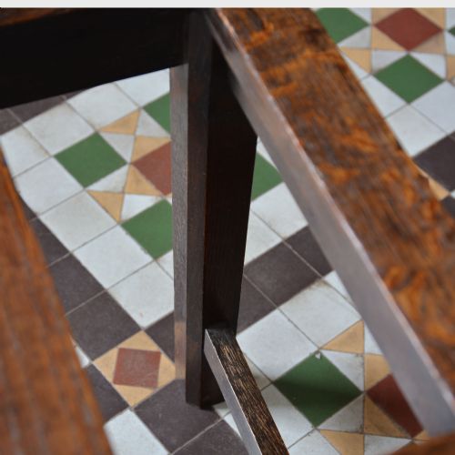 EDWARDIAN OAK LUGGAGE RACK - ADDITIONAL PHOTO 7