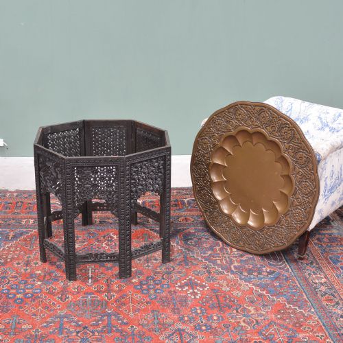 ANGLO INDIAN HOSHIARPUR TRAY TOP TABLE - ADDITIONAL PHOTO 3