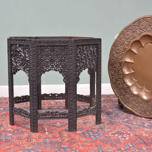 ANGLO INDIAN HOSHIARPUR TRAY TOP TABLE - ADDITIONAL PHOTO 6