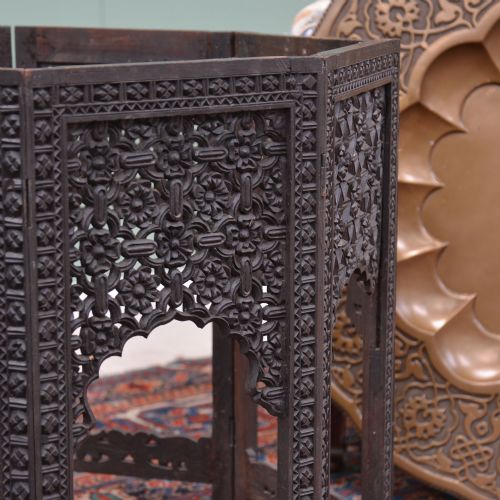 ANGLO INDIAN HOSHIARPUR TRAY TOP TABLE - ADDITIONAL PHOTO 7