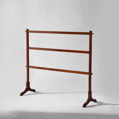 19th Century Teak Campaign Towel Rail