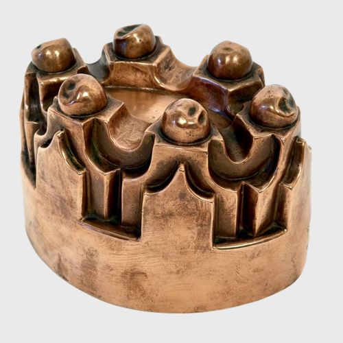 19th Century Oval Copper Jelly Mould