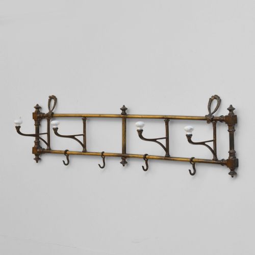 Cast Brass Wall Hanging Coat Hooks