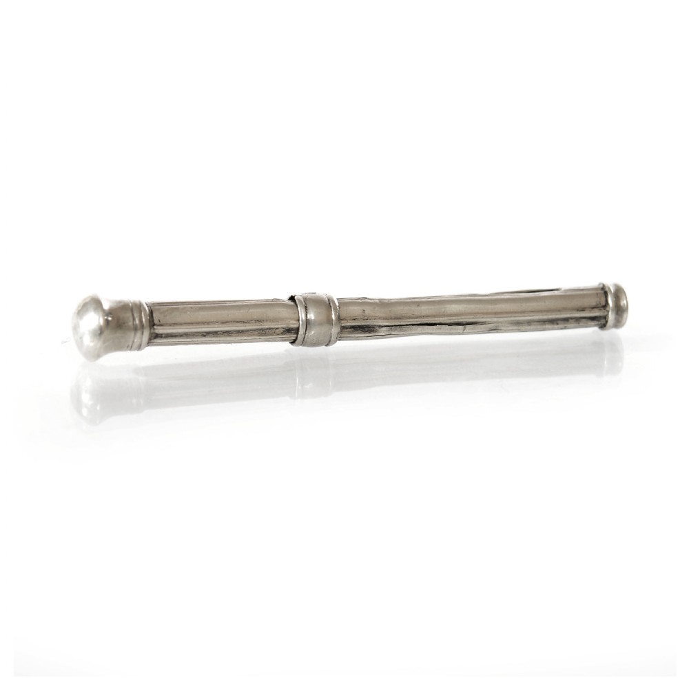 Regency small sized silver toothpick by S. Mordan & Co