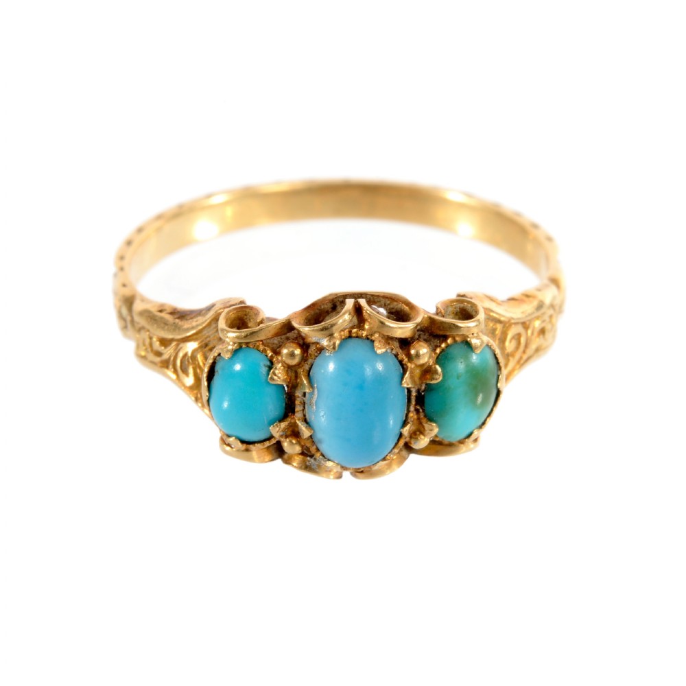Victorian Gold and Turquoise Ring