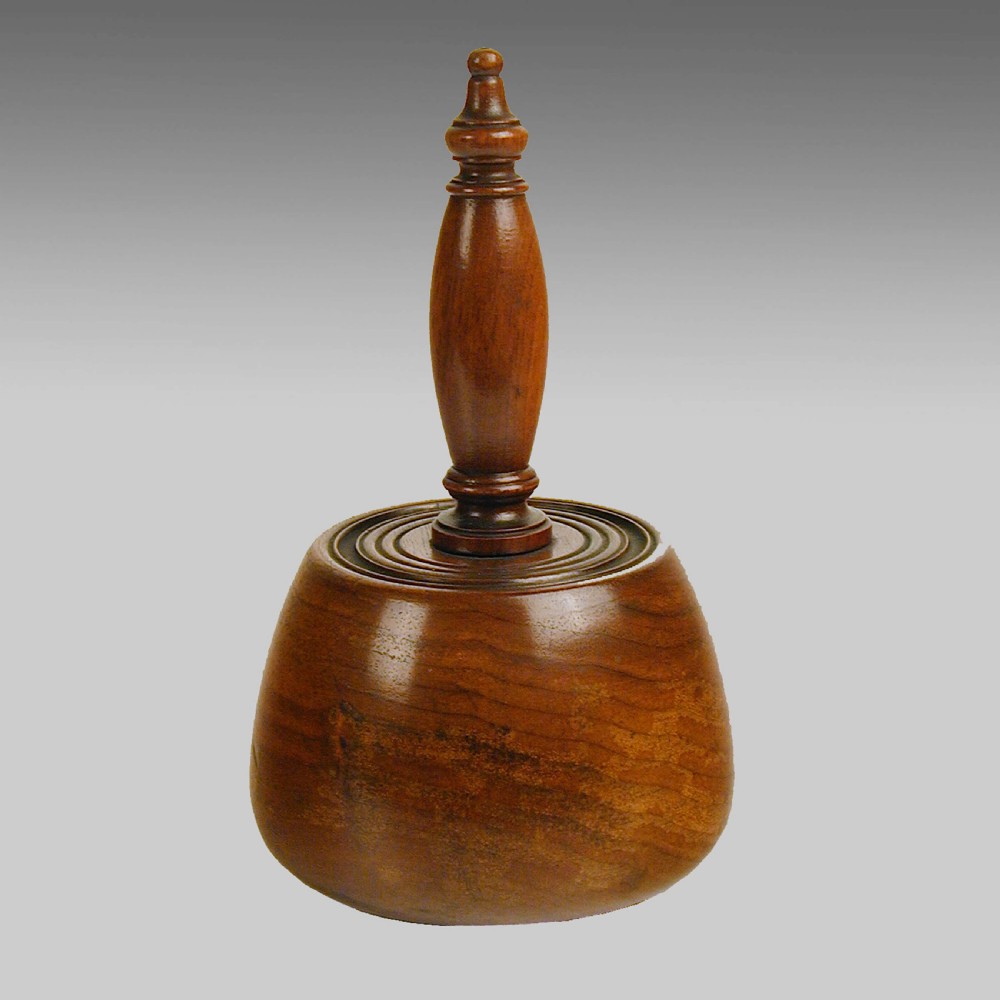 19th Century Treen Fruitwood Ceremonial Mason's Mallet