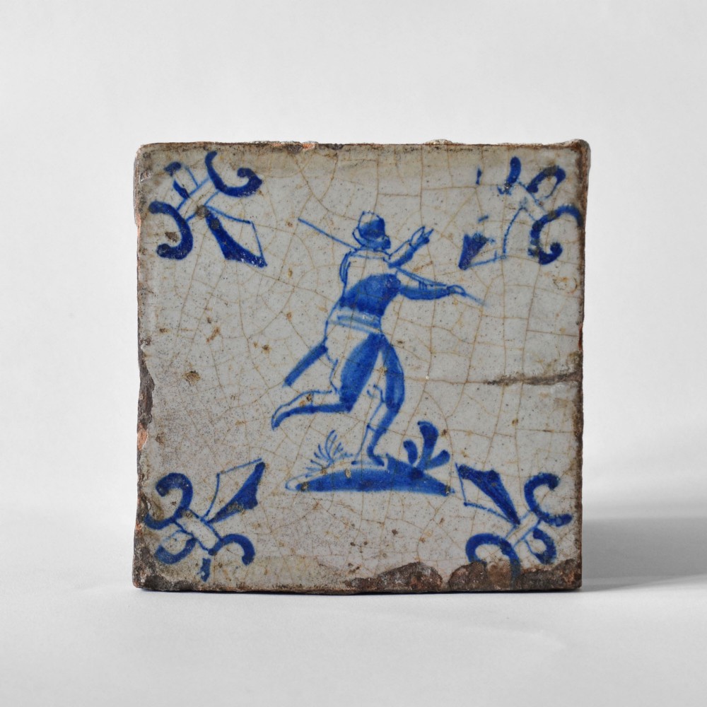 17th century Delft tile