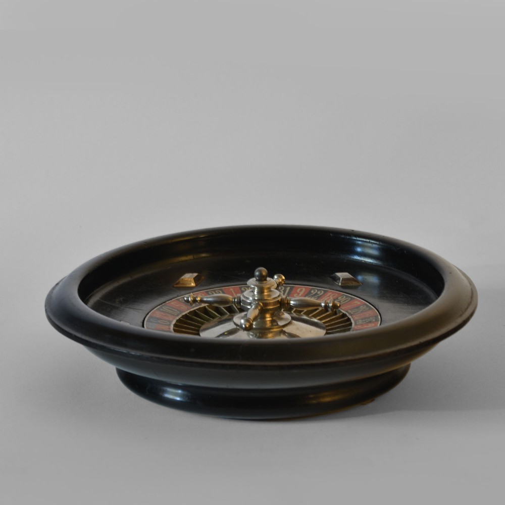French art deco roulette wheel, by J.A.L. View II