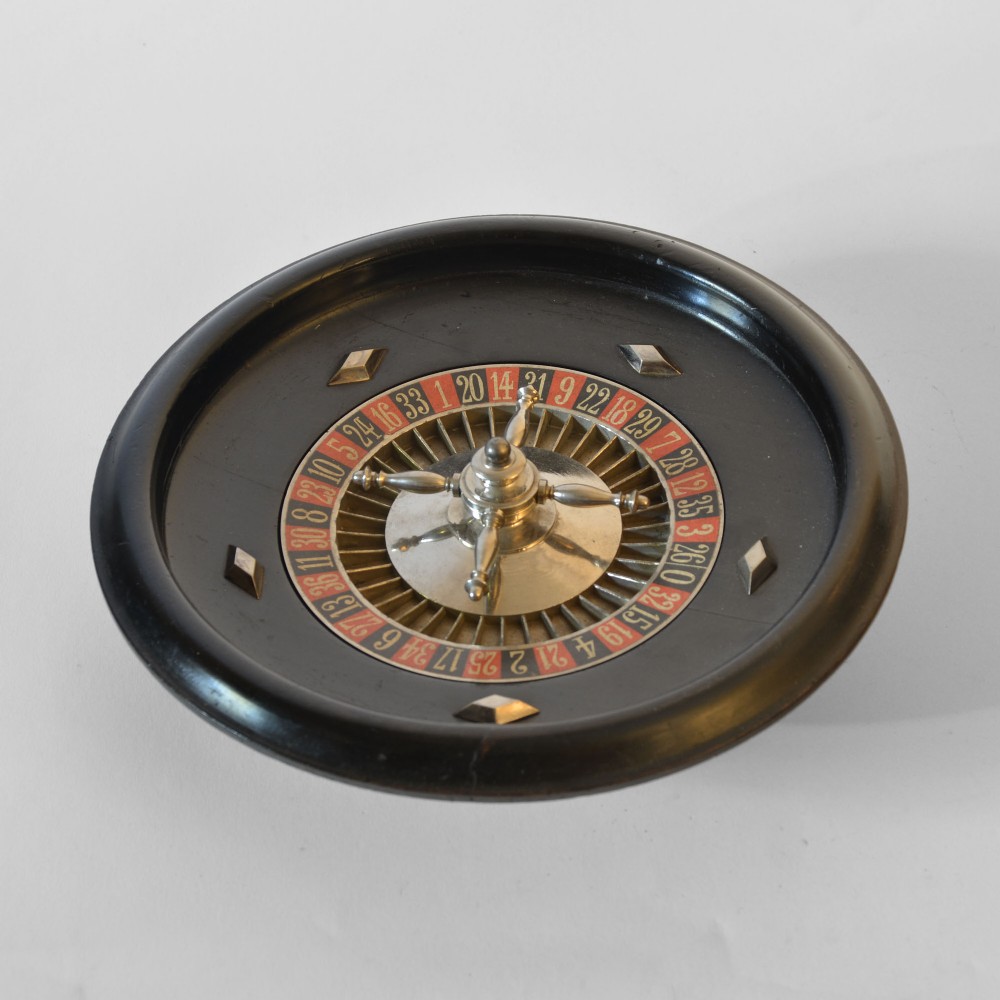 French art deco roulette wheel, by J.A.L. View III