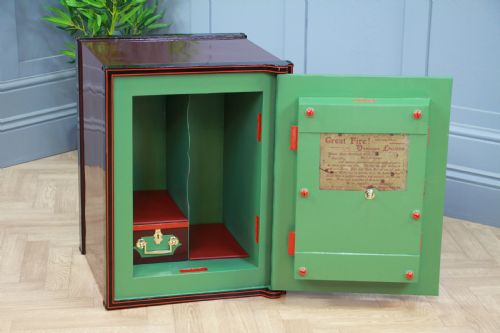 fig 2. Antique J CARTWRIGHT & SON Luxury Fireproof Safe Fully Restored With Keys Vintage