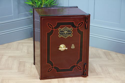 Antique J Cartwright & Son Luxury Fireproof Safe Fully Restored with Keys Vintage