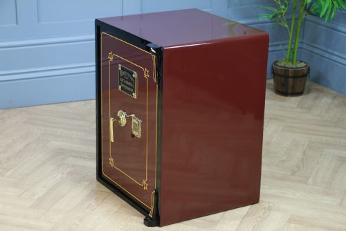 fig 7. Antique 'WHITFIELD'S' Luxury Fireproof Safe Fully Restored With Keys Vintage