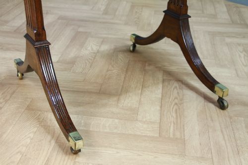 fig 5. Antique Original Georgian Regency Small Mahogany Pembroke Drop Leaf Sofa Table