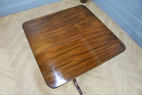 ORIGINAL ANTIQUE GEORGE III REGENCY MAHOGANY TILT TOP TRIPOD WINE TABLE C1810 - ADDITIONAL PHOTO 7