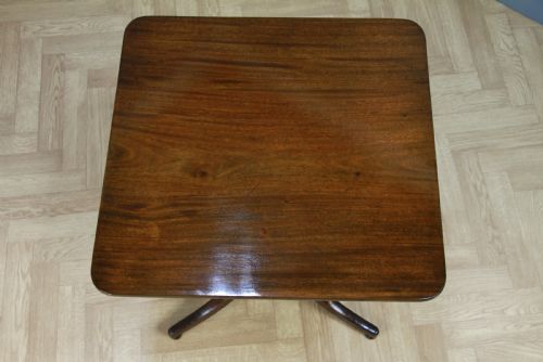 ORIGINAL ANTIQUE GEORGE III REGENCY MAHOGANY TILT TOP TRIPOD WINE TABLE C1810 - ADDITIONAL PHOTO 9