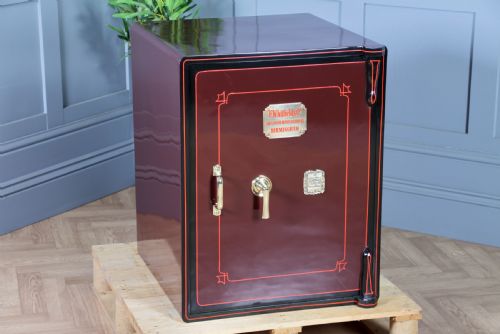Antique F. Whitfield & Co Luxury Fireproof Safe Fully Restored with Keys Vintage