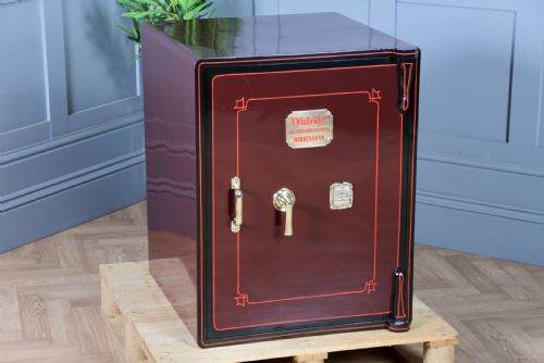 fig 1. Antique F. WHITFIELD & Co Luxury Fireproof Safe Fully Restored With Keys Vintage
