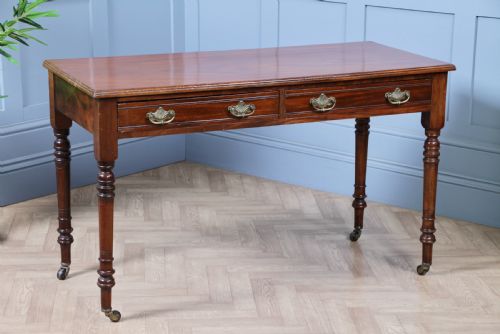 Antique Late Victorian Edwardian James Schoolbred & Co Console Hall Sofa Side Table C1880
