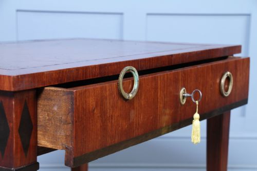 fig 4. Antique 19th Century French Kingwood & Ebony Writing Table SOUBRIER