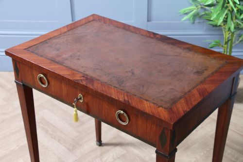 fig 6. Antique 19th Century French Kingwood & Ebony Writing Table SOUBRIER