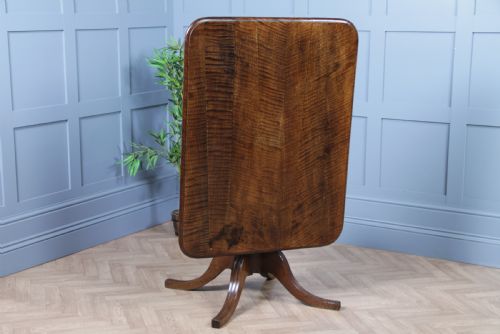 fig 1. Antique Georgian Country Fiddle back Oak Flip Top Dining Table Provenance - 1798