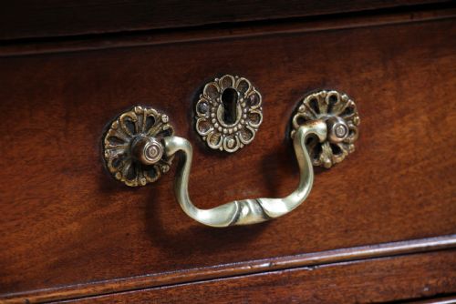 ANTIQUE GEORGIAN SOLID MAHOGANY PARTNERS DESK QUEEN ANNE CHIPPENDALE STYLE C1800 - ADDITIONAL PHOTO 4