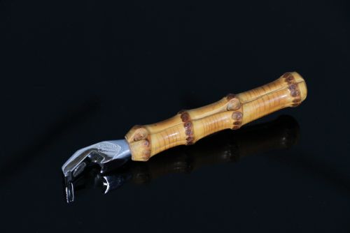 fig 1. Vintage Danilo Bamboo Handle Bottle Opener Made in France Breveté S.G.D.G C1930